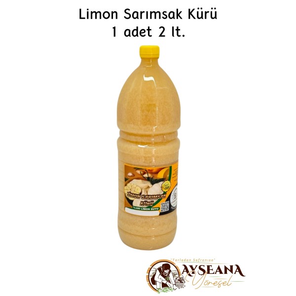 Limon Sarımsak Kürü El Yapımı Doğal 2 Lt.