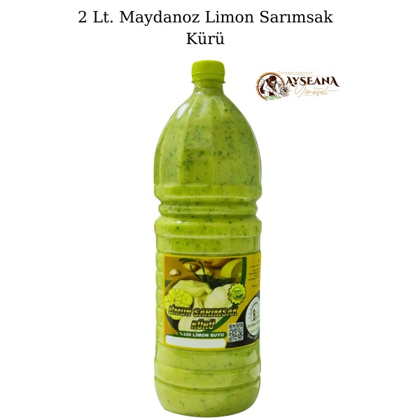 Limon Sarımsak Kürü Maydanozlu 2 Lt.El Yapımı 