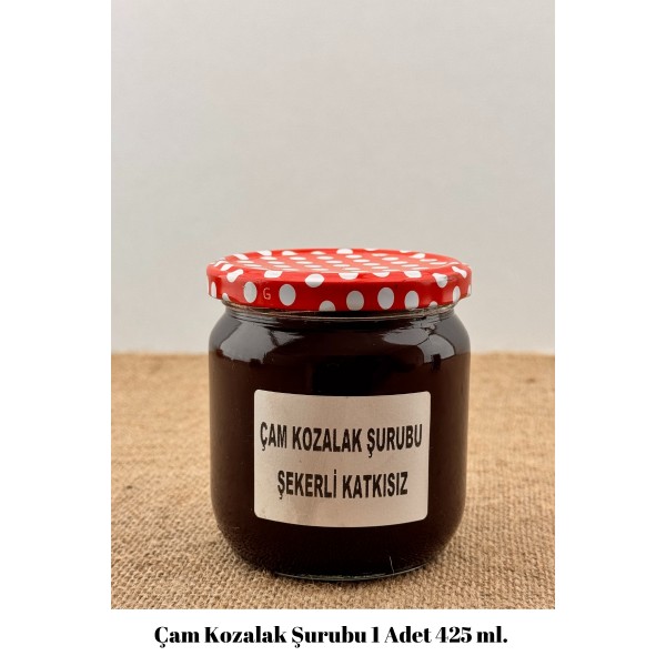 Kozalak Şurubu Odun Ateşinde Ev Yapımı Şekerli (1 adet 425 ml.)
